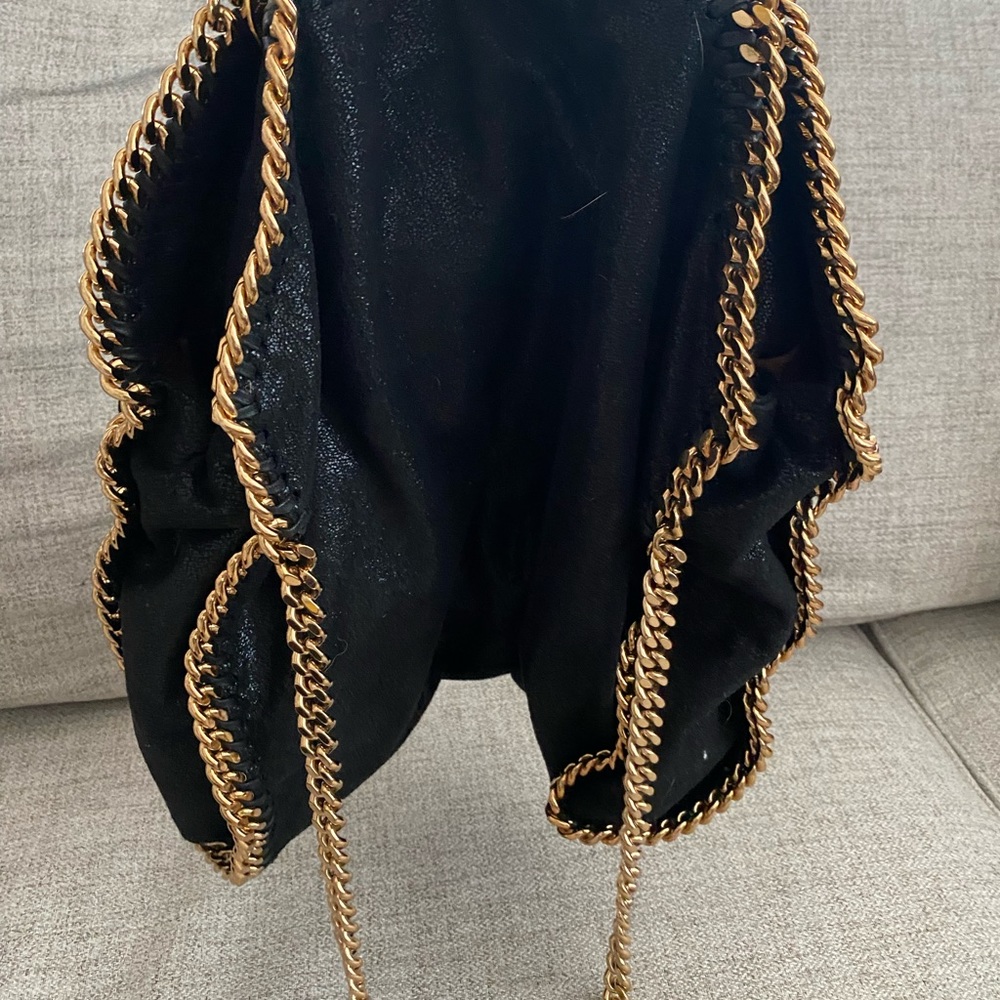 Stella McCartney shaggy Falabella fold over bag - Picture 5 of 8